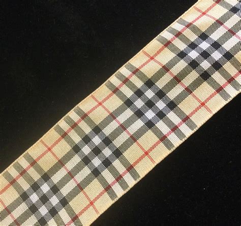 burberry plaid ribbon